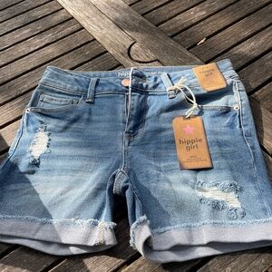Girls Jean shorts size 12. Hippie girl brand.